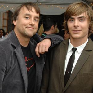 Richard Linklater and Zac Efron at event of Me and Orson Welles (2008)