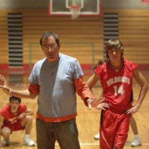 Kenny Ortega and Zac Efron in High School Musical 2006