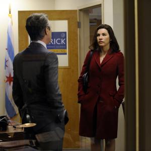 Still of Julianna Margulies and Alan Cumming in The Good Wife (2009)