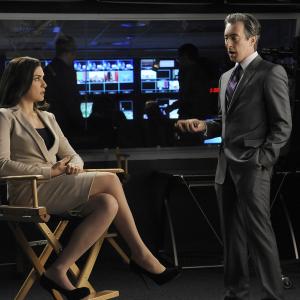 Still of Julianna Margulies and Alan Cumming in The Good Wife 2009