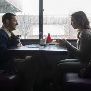 Still of Tom Hardy and Noomi Rapace in The Drop 2014