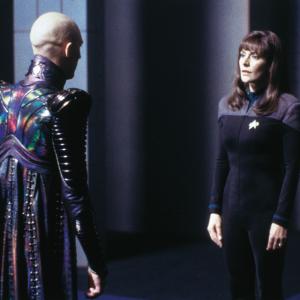 Still of Marina Sirtis and Tom Hardy in Star Trek Nemesis 2002