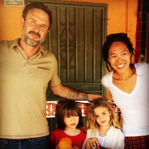 On the set of Tortoise and his Tail with star David Arquette and director Jean Lee