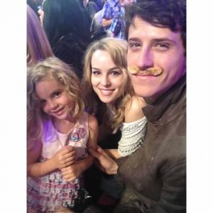 Alana Lasry with Bridgit Mendler and Shane Harper from Good Luck Charlie