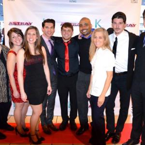 Cast with Director Kyle Romanek at ASTRAY Premier Event