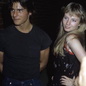 Tom Cruise and Rebecca De Mornay circa 1980s