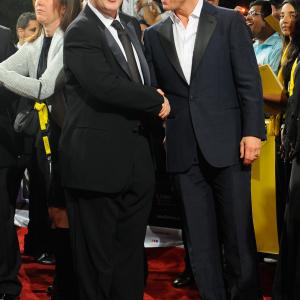 Tom Cruise and Brad Bird at event of Neimanoma misija Smeklos protokolas 2011