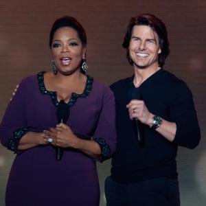 Tom Cruise and Oprah Winfrey