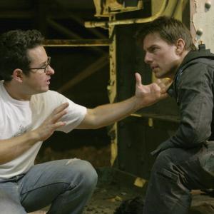 Still of Tom Cruise and J.J. Abrams in Mission: Impossible III (2006)