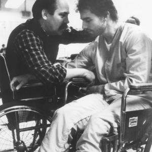 Still of Tom Cruise and Ron Kovic in Gimes liepos 4aja 1989