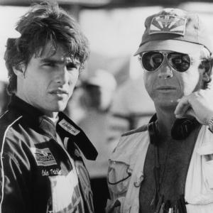 Still of Tom Cruise and Tony Scott in Days of Thunder (1990)