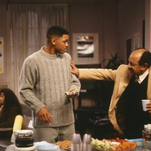 Will Smith and Sherman Hemsley at event of The Fresh Prince of BelAir 1990