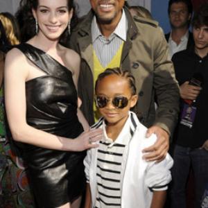 Will Smith Anne Hathaway and Jaden Smith at event of 2008 MTV Movie Awards 2008