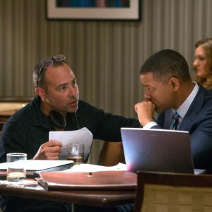 Still of Will Smith and Peter Landesman in Concussion 2015