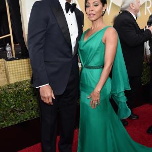 Will Smith and Jada Pinkett Smith at event of 73rd Golden Globe Awards 2016