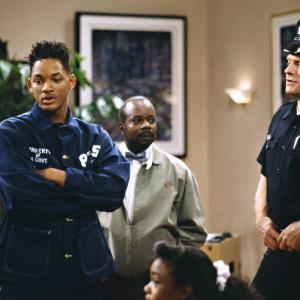 Still of Will Smith Joseph Marcell and Casey Sander in The Fresh Prince of BelAir 1990