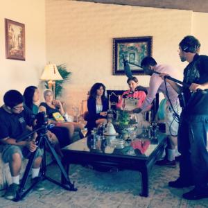 On set for 'Lost Angeles - The Webseries' - Women's Wednesday episode - Mary Rachel stars as Rita Davidson