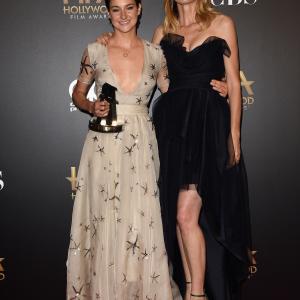 Laura Dern and Shailene Woodley at event of Hollywood Film Awards 2014