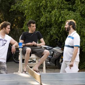 Judd Apatow, Jay Baruchel and Seth Rogen in Knocked Up (2007)
