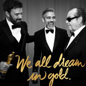 George Clooney, Jack Nicholson and Ben Affleck in The Oscars (2016)