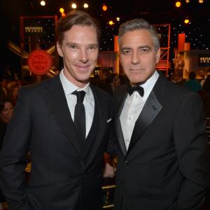 George Clooney and Benedict Cumberbatch