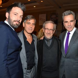 Ben Affleck George Clooney Steven Spielberg and Daniel DayLewis attend the 13th Annual AFI Awards