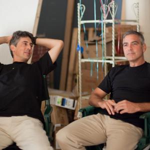 Still of George Clooney and Alexander Payne in Paveldetojai 2011