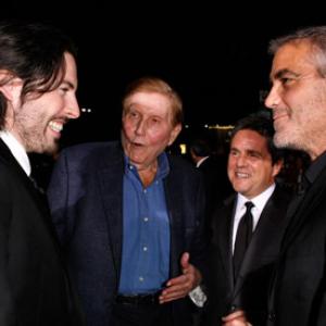 George Clooney, Brad Grey, Jason Reitman and Sumner Redstone at event of Viskas ore! (2009)