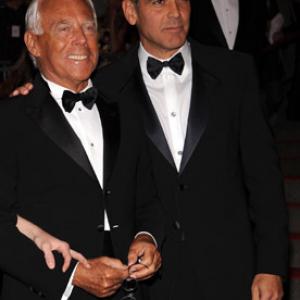 George Clooney and Giorgio Armani