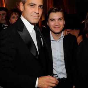 George Clooney and Emile Hirsch