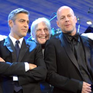 Paul Newman, George Clooney and Bruce Willis