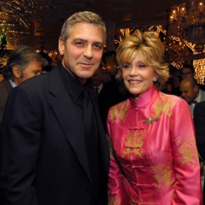 George Clooney and Jane Fonda