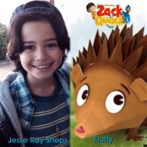 Jesse as Fluffy on Nick Jrs Zack  Quack