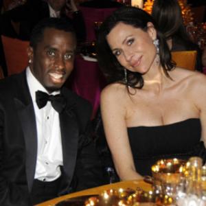 Minnie Driver and Sean Combs at event of The 80th Annual Academy Awards 2008