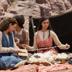 Still of Minnie Driver and Morena Baccarin in The Red Tent 2014