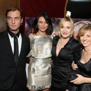 Cameron Diaz Jude Law Kate Winslet and Nancy Meyers at event of The Holiday 2006