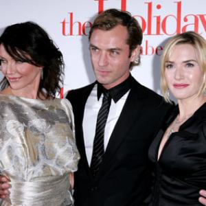 Cameron Diaz Jude Law and Kate Winslet at event of The Holiday 2006