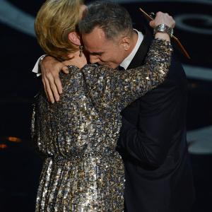 Daniel DayLewis and Meryl Streep at event of The Oscars 2013