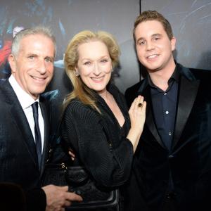 Meryl Streep, Marc Platt and Ben Platt at event of Into the Woods (2014)
