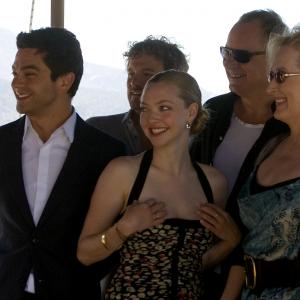 Colin Firth, Meryl Streep, Dominic Cooper and Amanda Seyfried at event of Mamma Mia! (2008)