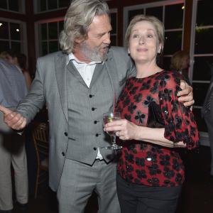 Jeff Bridges and Meryl Streep at event of Siuntejas (2014)