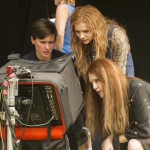Julianne Moore Kimberly Peirce and Chlo Grace Moretz in Kere 2013