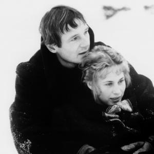 Still of Patricia Arquette and Liam Neeson in Ethan Frome 1993
