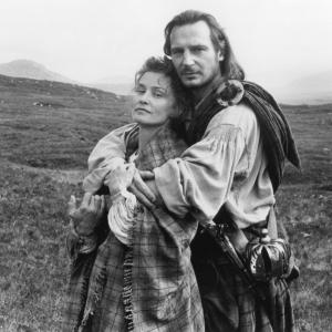 Still of Liam Neeson and Jessica Lange in Rob Roy (1995)