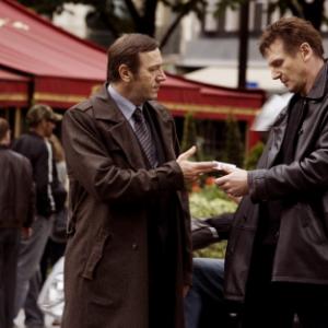 Still of Liam Neeson and Olivier Rabourdin in Pagrobimas 2008