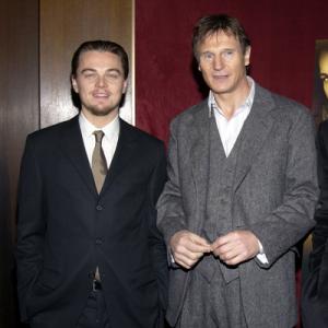 Leonardo DiCaprio and Liam Neeson at event of Empire 2002
