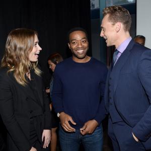 Chiwetel Ejiofor, Tom Hiddleston and Emily Blunt