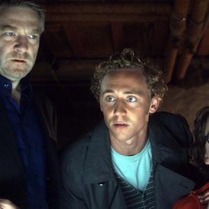 Still of Kenneth Branagh Tom Hiddleston and Luke AllenGale in Wallander 2008