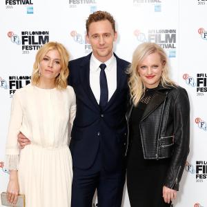 Elisabeth Moss, Tom Hiddleston and Sienna Miller at event of High-Rise (2015)