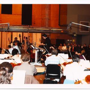 Conducting at the Newman Scoring Stage, 20th Century Fox
